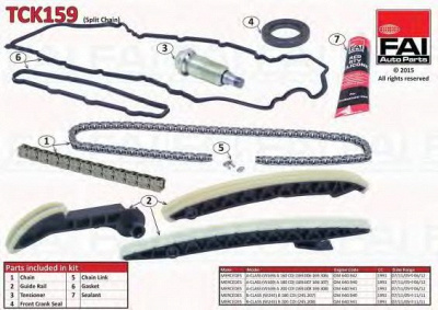 FAI AUTOPARTS tck159 -  Комплект цели привода распредвала